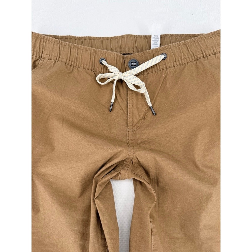 Vuori Ripstop Straight Pants Tan Drawstring Hiking Travel M - Picture 16 of 16